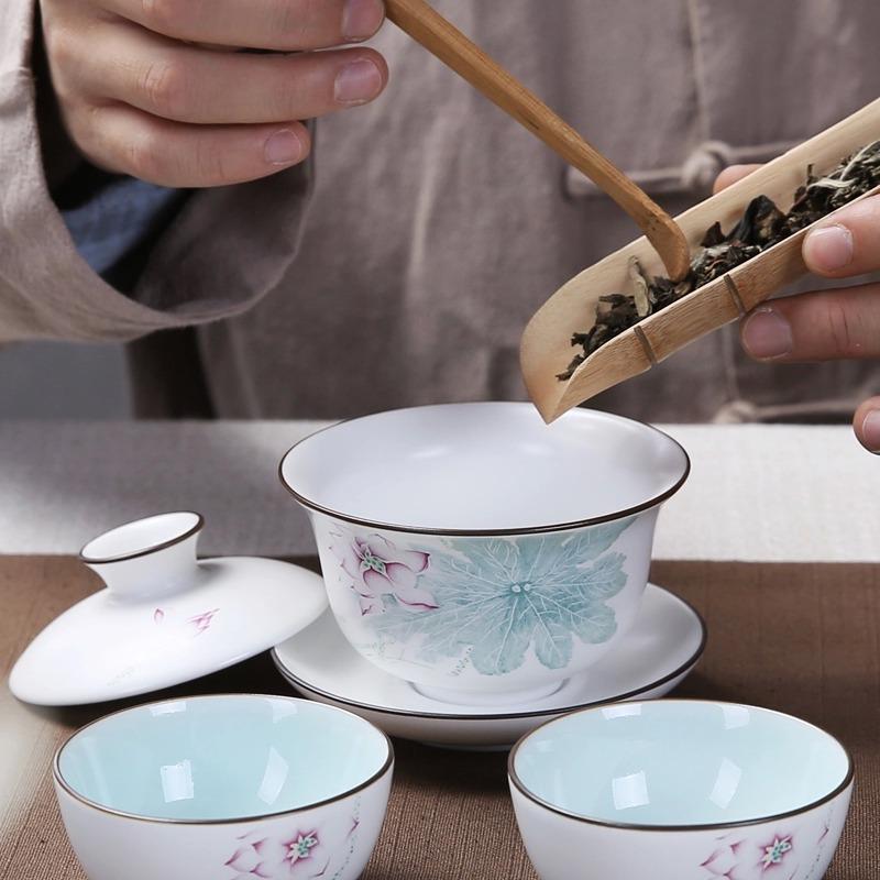 盖置,用于放置壶盖、盅盖、杯盖的器物